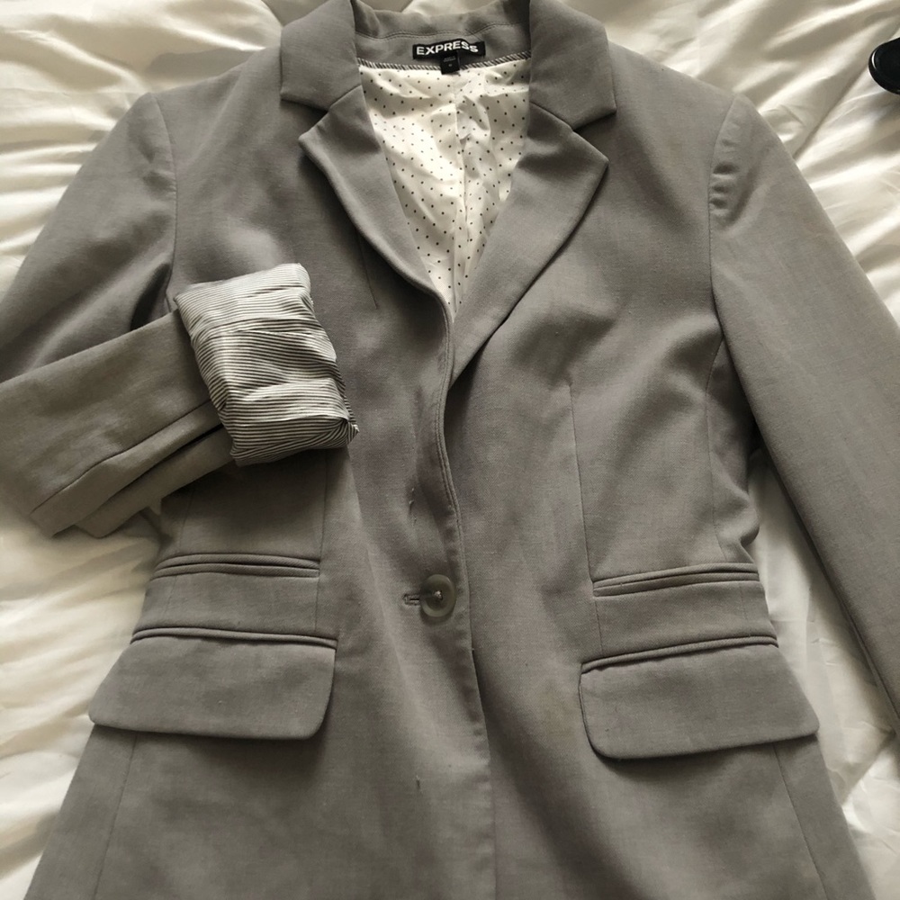 Grey express blazer